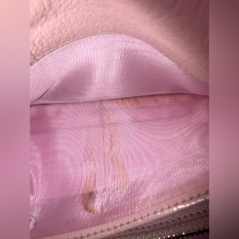 Miu Miu Pre-loved Pink Leather Clutch with Gold Chain with Matching Key Holder - Picture 11 of 16